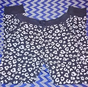 Cheetah print joggers